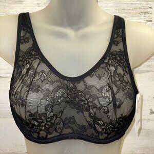 Le Mystere Lace non-padded Bra Black 32C